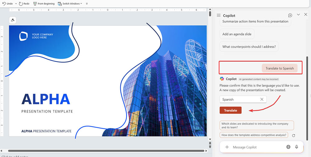 How to Translate PowerPoint Presentations Using AI Picture 1