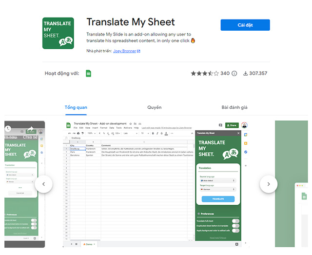 How to translate languages ​​on Google Sheets spreadsheet Picture 3
