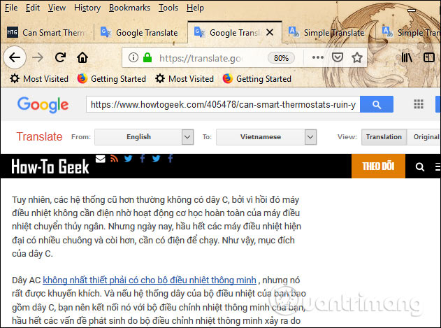 How to translate websites on Firefox Picture 14