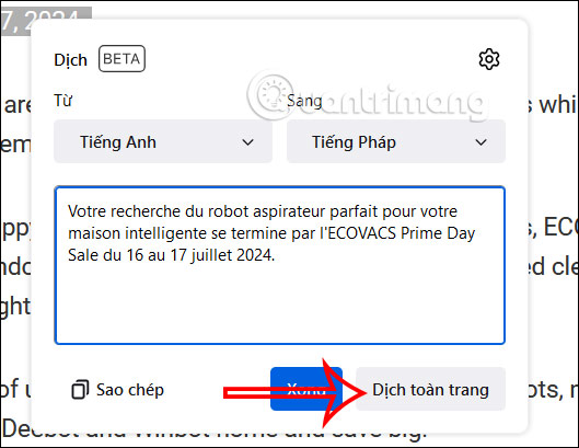 How to translate websites on Firefox Picture 3