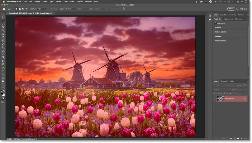 How to turn a photo into a painting using the Generative Fill function in Photoshop Picture 7