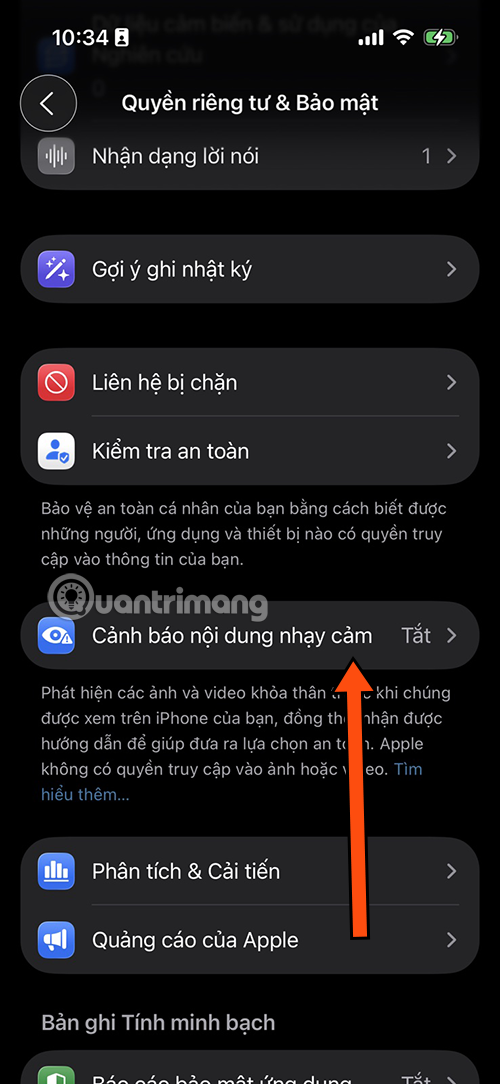 Picture 2 of How to turn sensitive content alerts on and off on iPhone