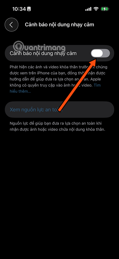 Picture 3 of How to turn sensitive content alerts on and off on iPhone