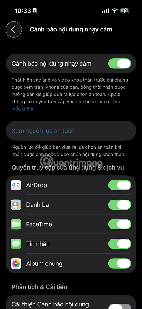 Picture 8 of How to turn sensitive content alerts on and off on iPhone