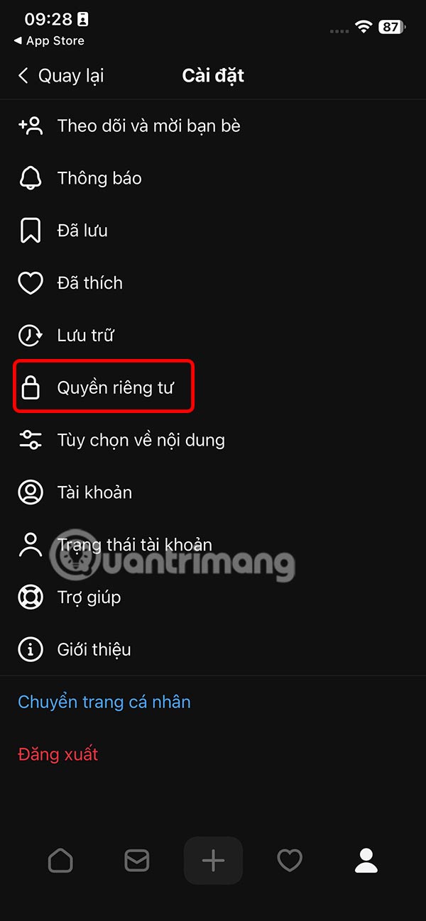 How to turn off Threads account online status Picture 3