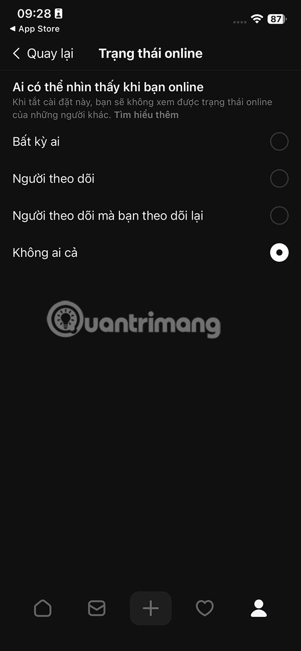 How to turn off Threads account online status Picture 6