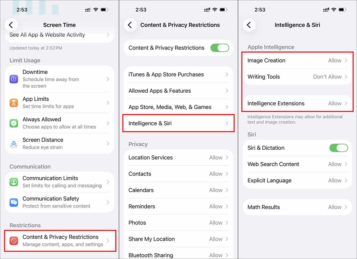 How to turn off Apple Intelligence on iPhone, iPad, and Mac Picture 4