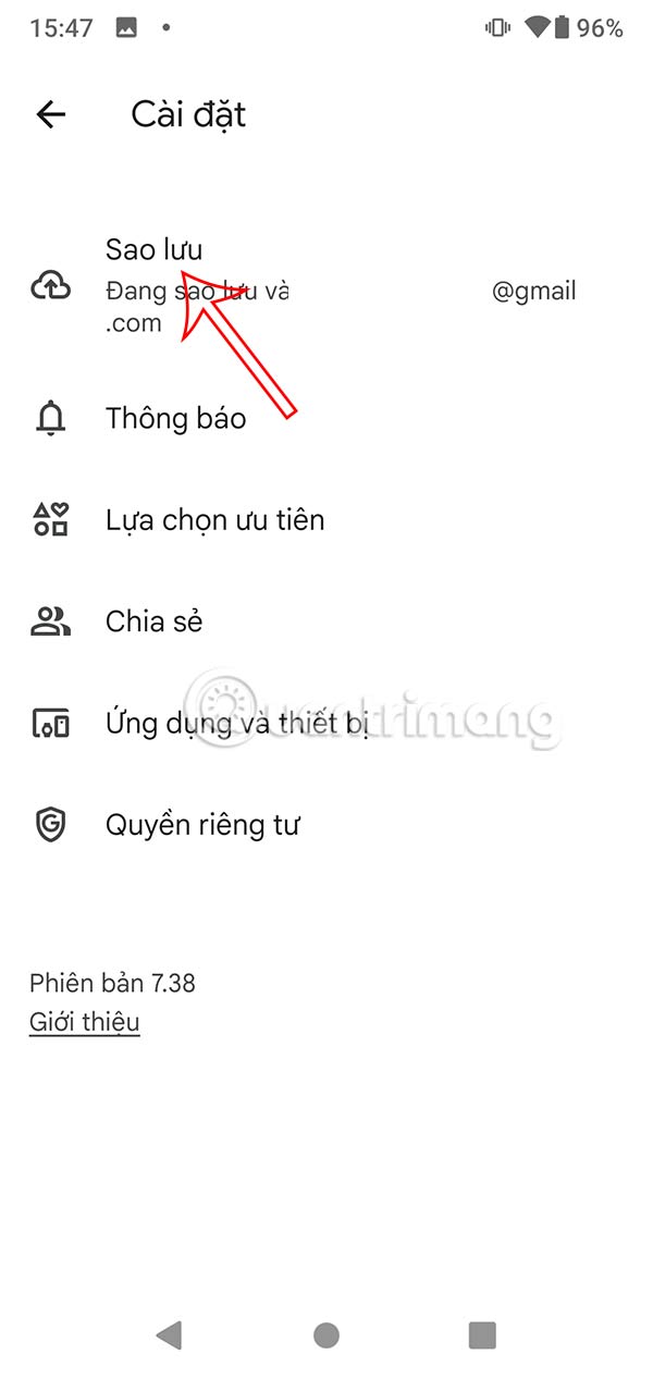 How to turn off automatic saving of screenshots to Google Photos Picture 3