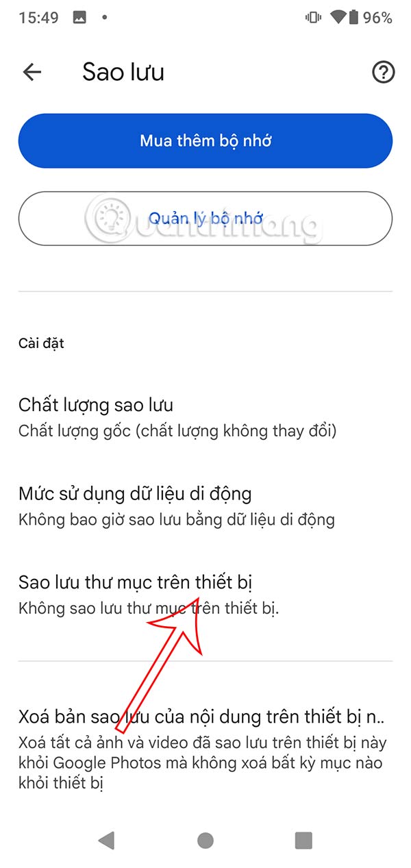 How to turn off automatic saving of screenshots to Google Photos Picture 4