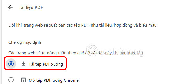 How to turn off automatic opening of PDF files after downloading on Chrome Picture 11