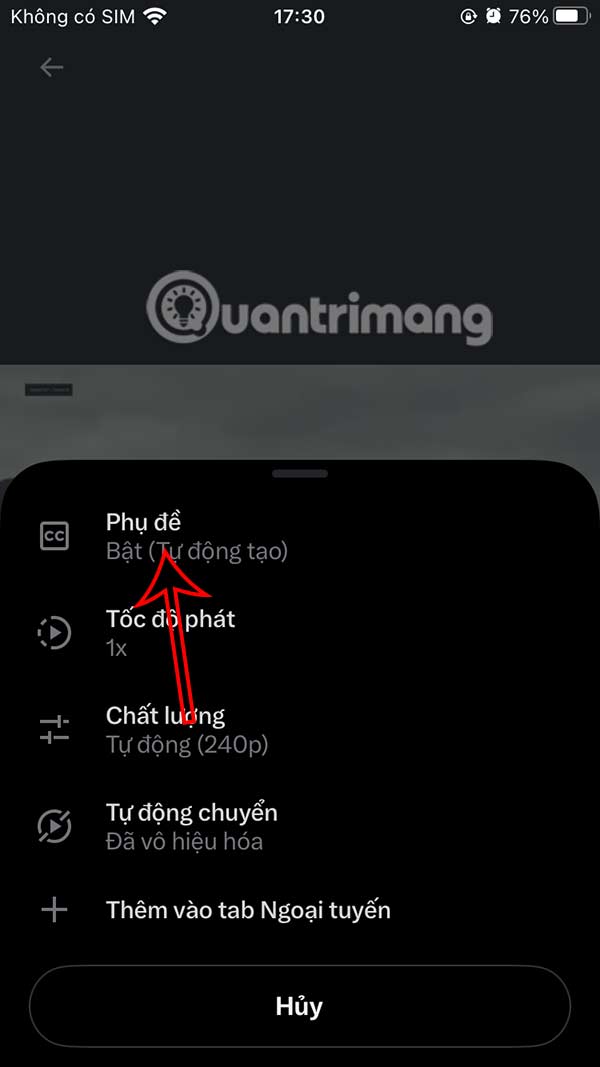 How to turn off automatic subtitles in X videos Picture 3