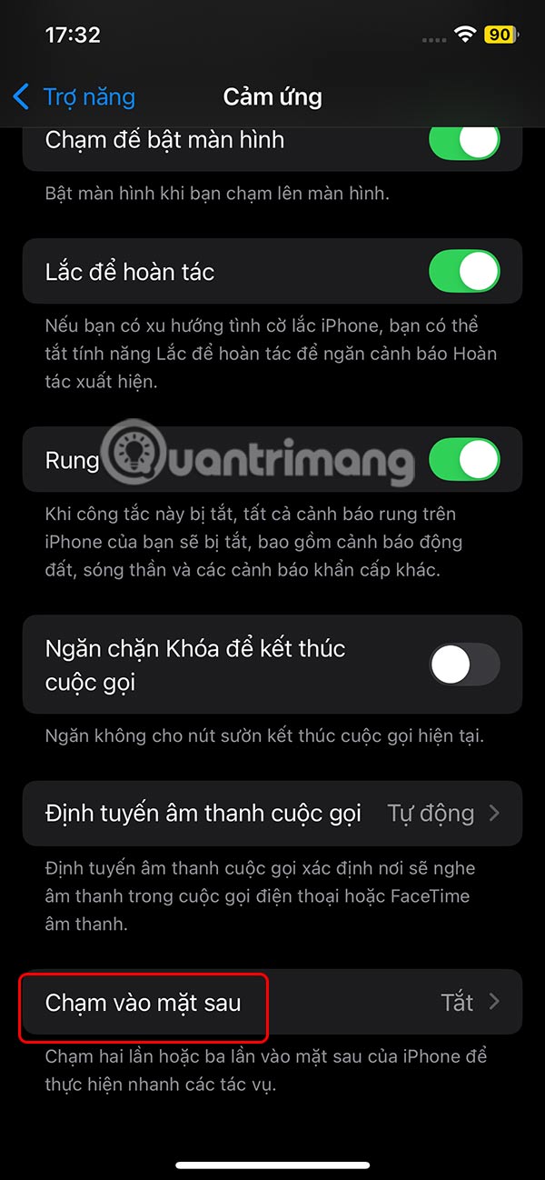 How to turn off back tap notification on iPhone Picture 3