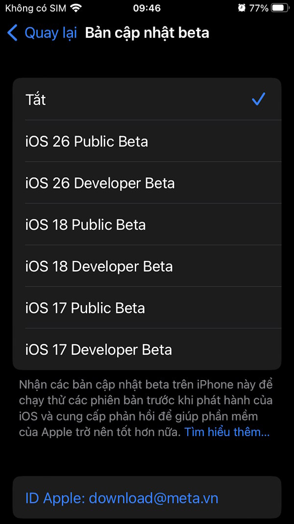 How to turn off beta updates on iPhone Picture 5