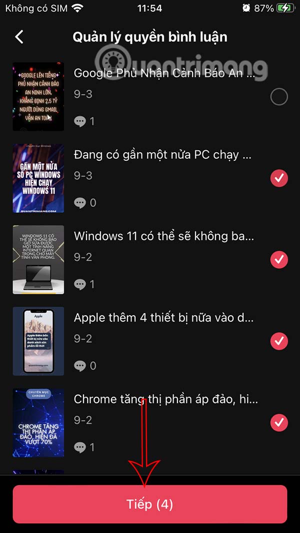 How to turn off comments on multiple TikTok videos at once Picture 7