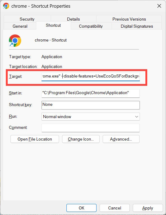 How to turn off Efficiency Mode on Chrome Picture 3