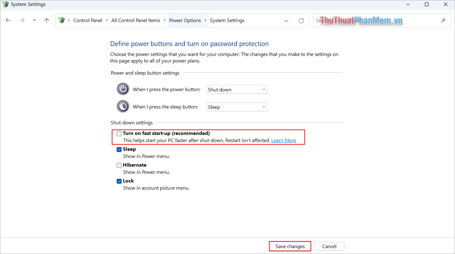 How to turn off Fast Startup on Windows 11 Picture 6