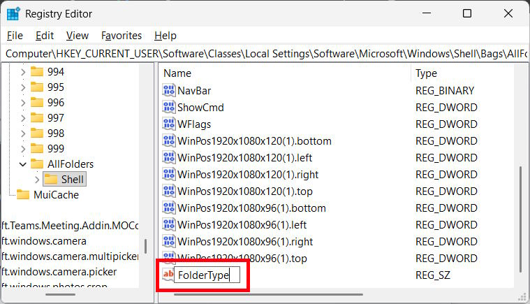 How to turn off Folder Type Discovery Windows 11 Picture 3