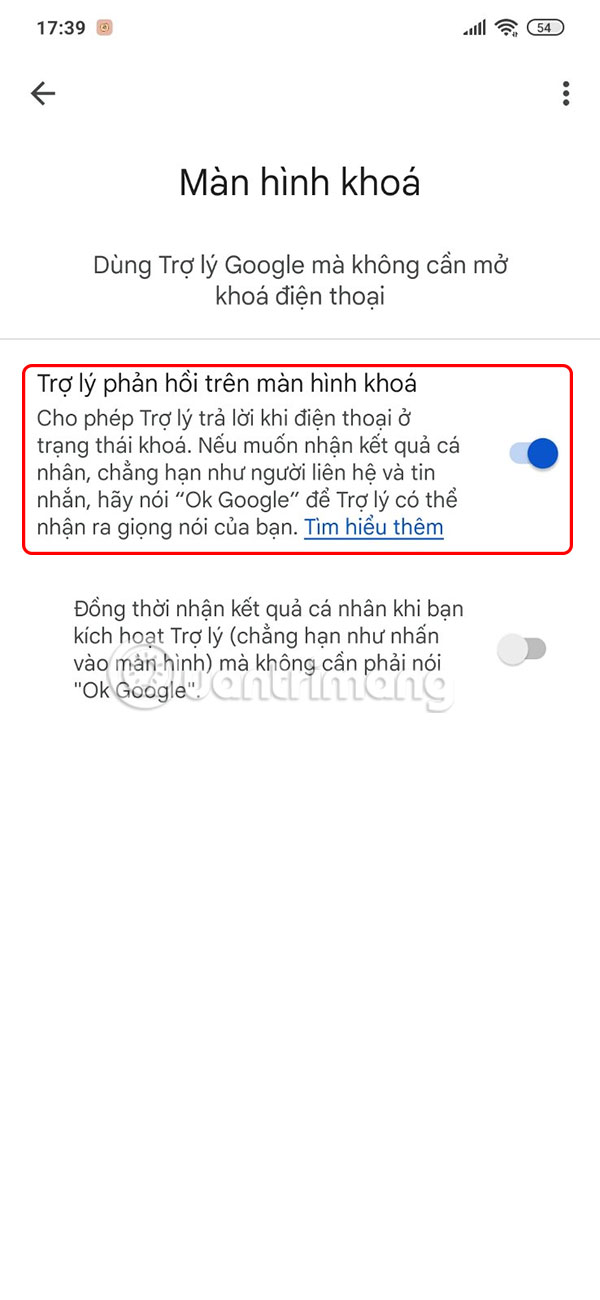 How to turn off Google Assistant on lock screen Picture 6