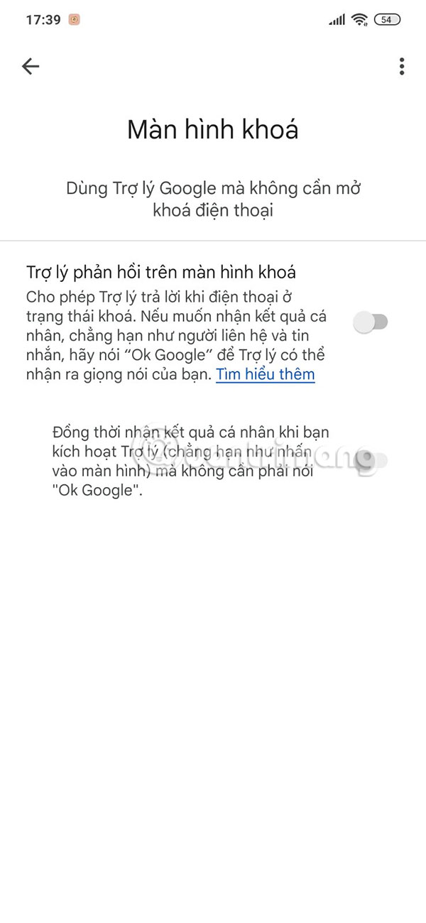 How to turn off Google Assistant on lock screen Picture 7