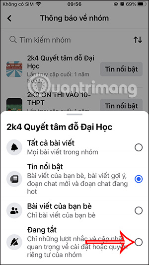 Picture 7 of How to turn off group notifications on Facebook