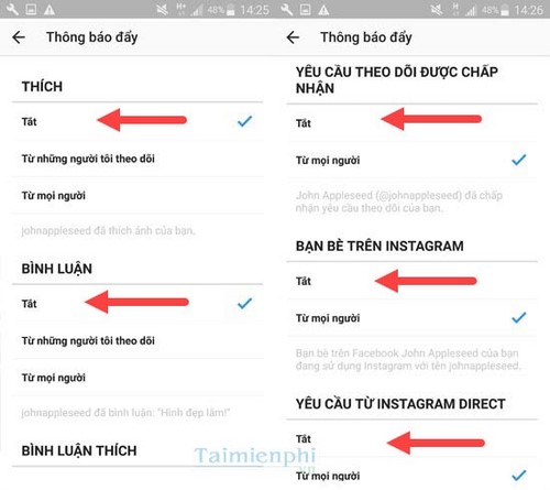 Picture 3 of How to turn off Instagram notifications on iPhone, Samsung, Oppo, LG, HTC phones.