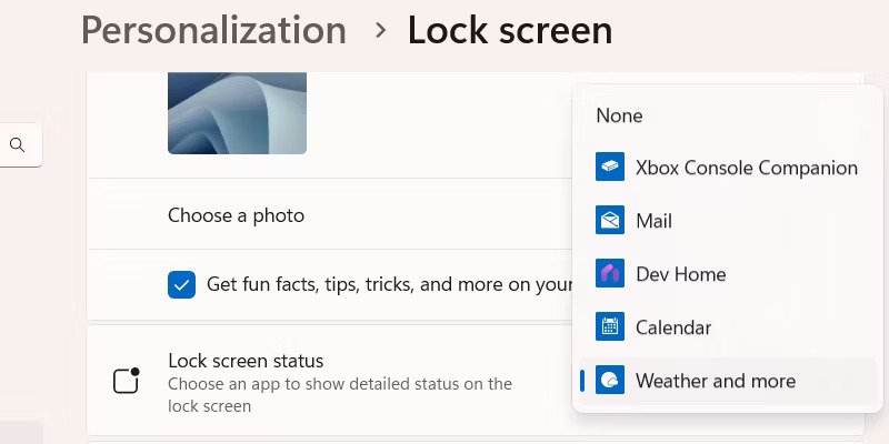 How to turn off lock screen widgets on Windows 11 Picture 1