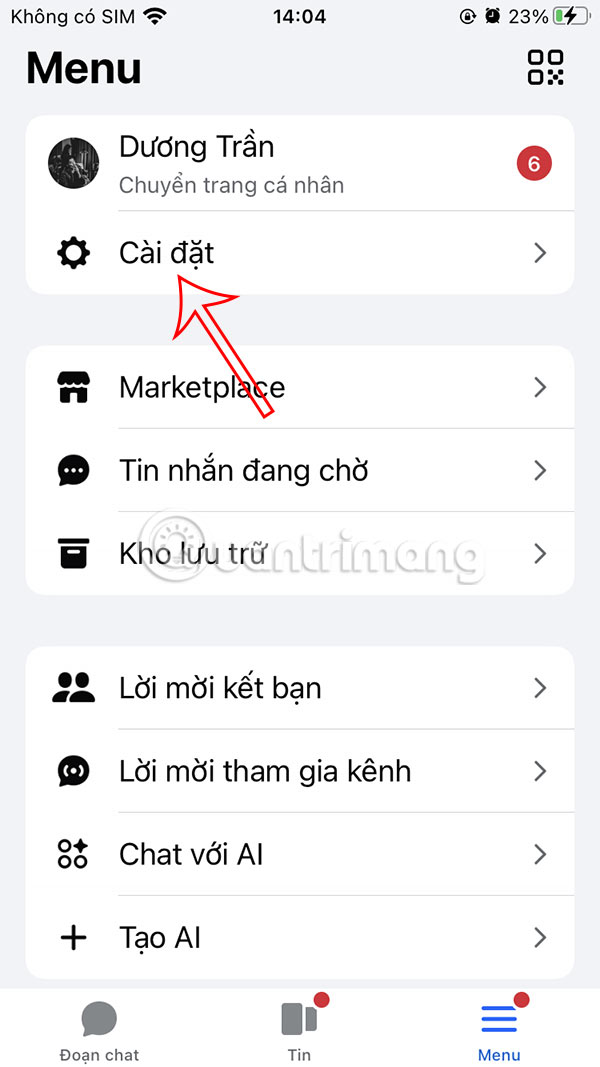 How to turn off Messenger notifications when logged out Picture 2