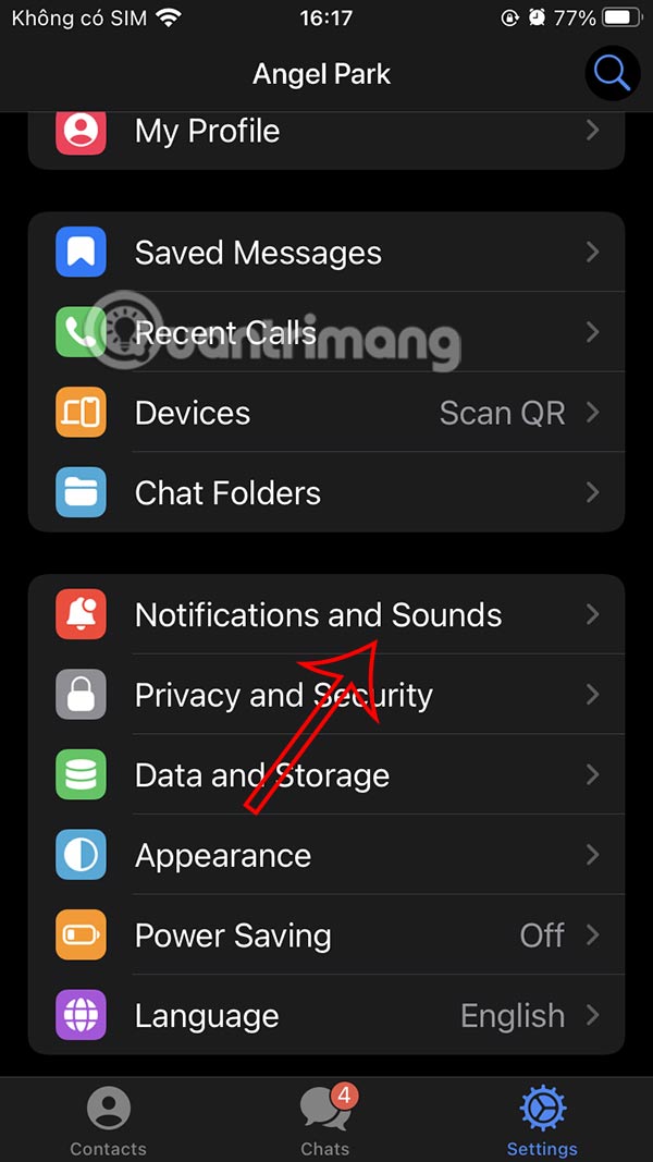 How to turn off notifications of friends joining Telegram Picture 2