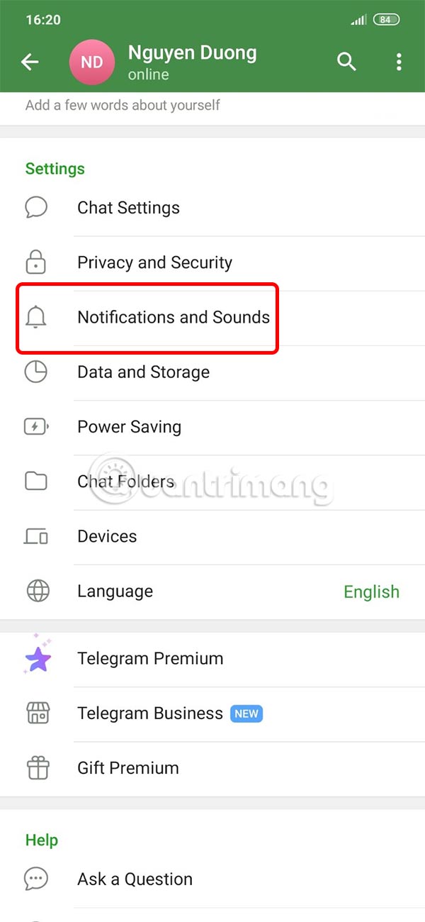 How to turn off notifications of friends joining Telegram Picture 7