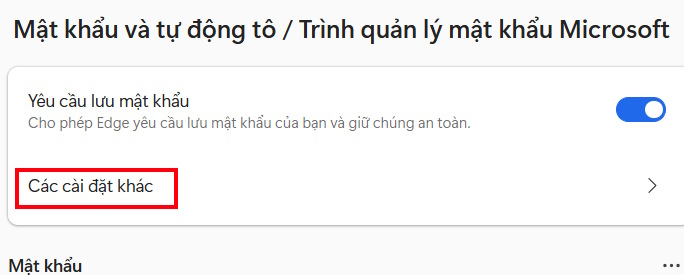 How to turn off password autofill on Microsoft Edge Picture 4