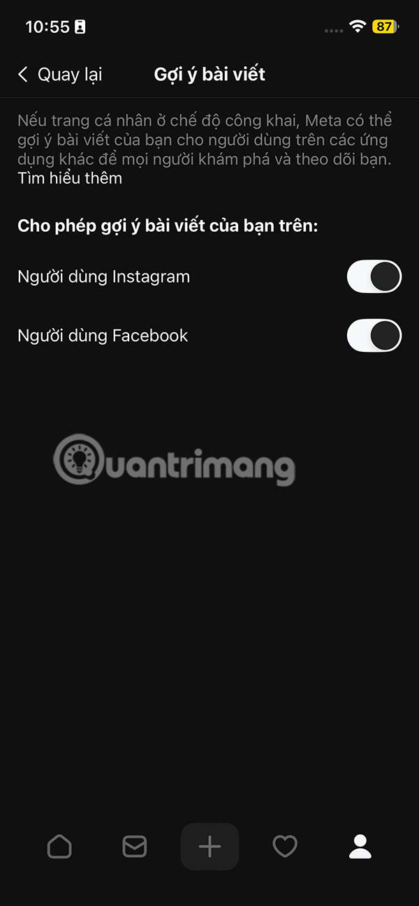 How to turn off Threads post suggestions on Facebook, Instagram Picture 6