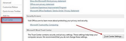 How to turn off Protected View in Office 2013 to edit files Picture 3