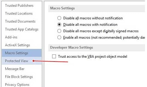 How to turn off Protected View in Office 2013 to edit files Picture 4