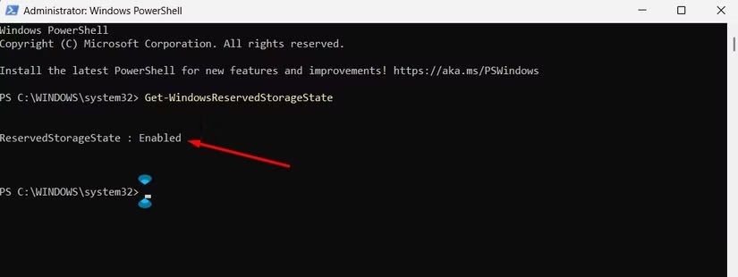 How to turn off Reserved Storage to free up Windows space Picture 1