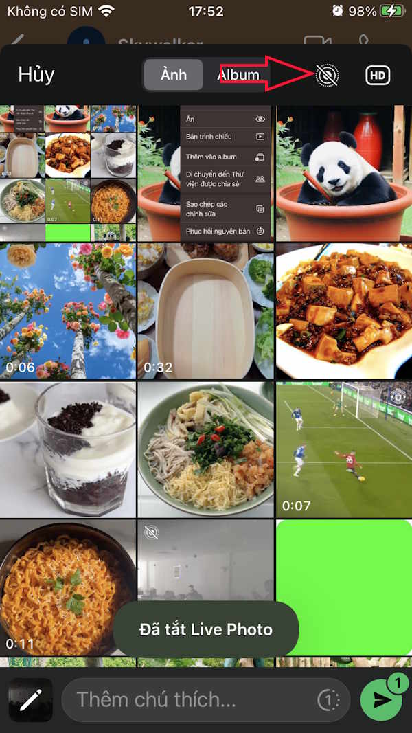 How to turn off sending Live photos in WhatsApp Picture 4