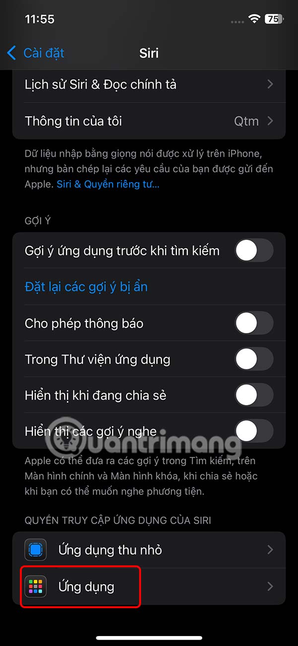 How to turn off Siri suggestions on iPhone Picture 4