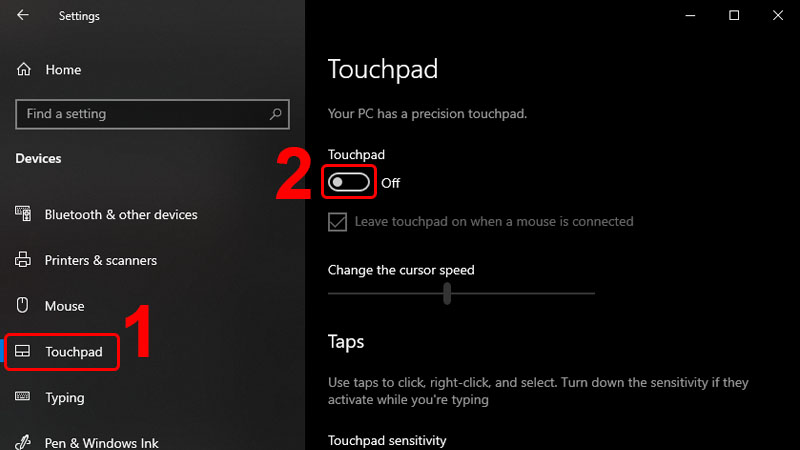 How to turn off the touchpad on a Dell laptop in one go Picture 5