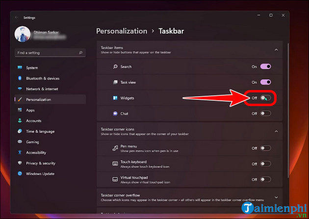 Picture 3 of How to quickly turn off weather display on Windows 11/10