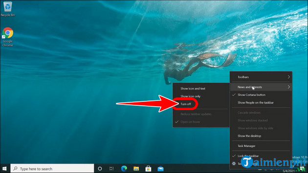 Picture 8 of How to quickly turn off weather display on Windows 11/10