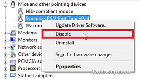 How to turn off Touchpad, lock touchpad on laptop Picture 14