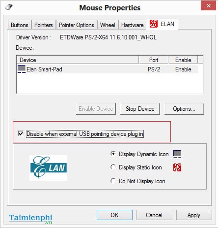 How to turn off Touchpad, lock touchpad on laptop Picture 15