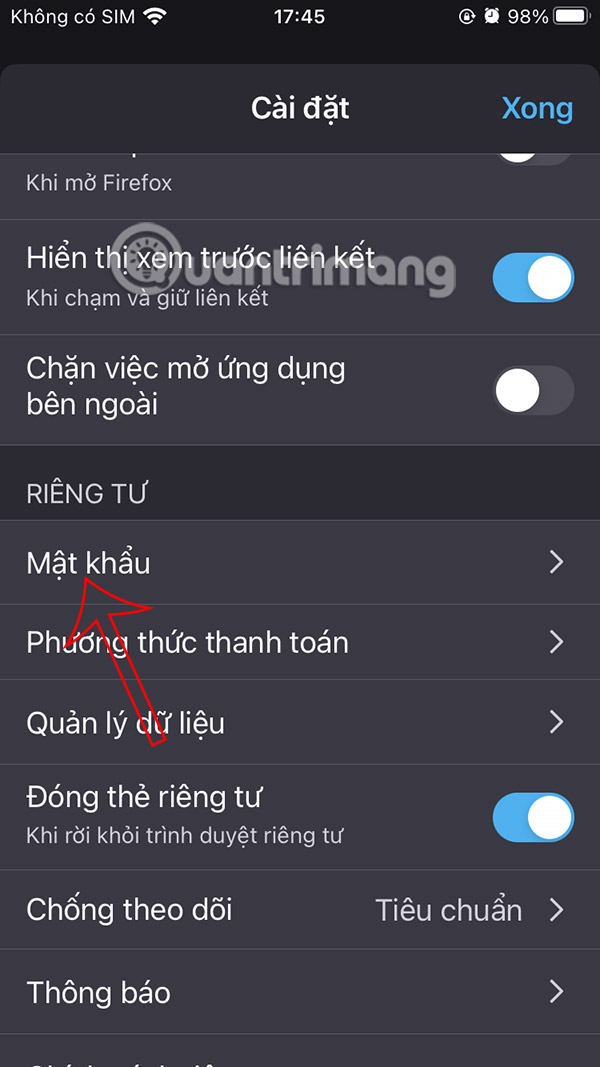 How to turn off notification to save login information on Firefox Picture 9