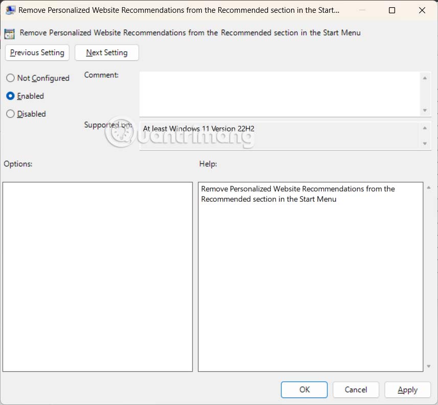 How to turn off website suggestions on Windows 11 Start menu Picture 8