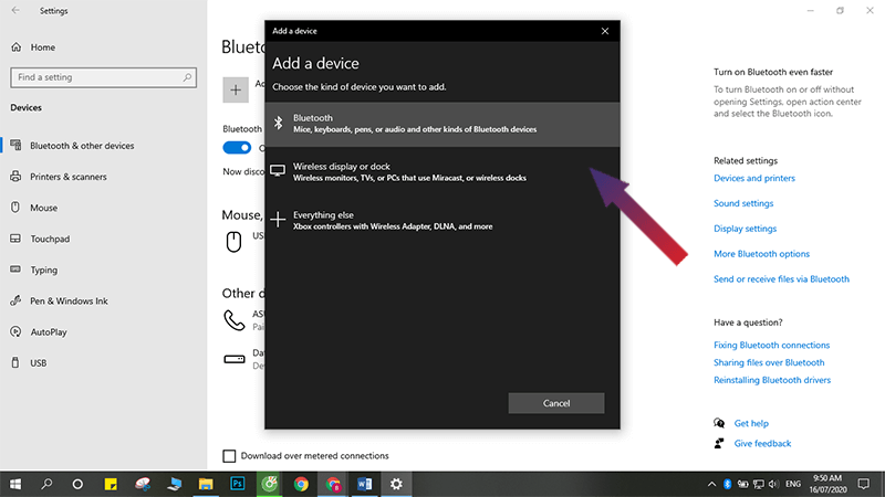 How to turn on Bluetooth on Windows 10 laptop correctly Picture 6