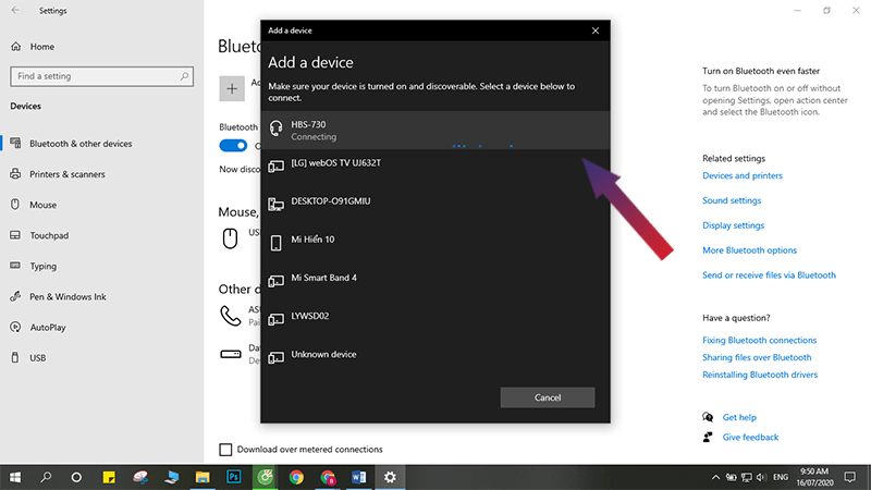 How to turn on Bluetooth on Windows 10 laptop correctly Picture 8