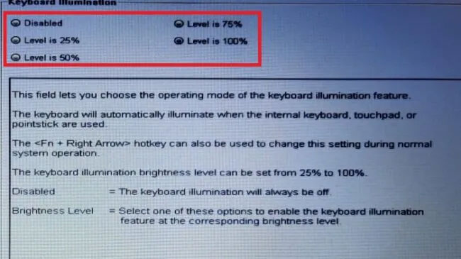 How to turn on laptop keyboard light and activate Keyboard Backlight on Windows 10 Picture 9