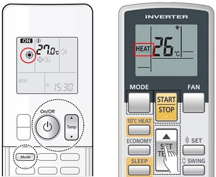 Picture 4 of How to properly and efficiently use the heating mode on your air conditioner to warm your home while saving electricity.