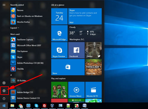 Picture 1 of How to enable WiFi Service on Windows 10 and display WiFi Sense.