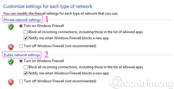 How to turn on/off firewall on Windows computer Picture 10