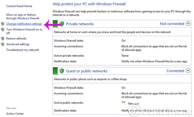 How to turn on/off firewall on Windows computer Picture 9